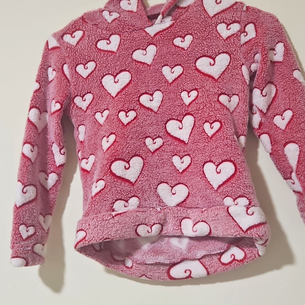 Boston Traders; girls heart hoodie; XS
